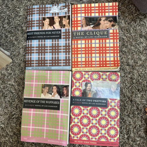 Lot of 4 Clique Novels by Lisi Harrison - All 1st Edition Paperbacks!