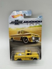Hot Wheels Chevy Trucks 100 Years Custom 62 Chevy Pickup Yellow 2017- Ff 64 Hot Wheels Chevy Trucks 100 Years Custom 62 Chevy Pickup Yellow 2017- Ff 64