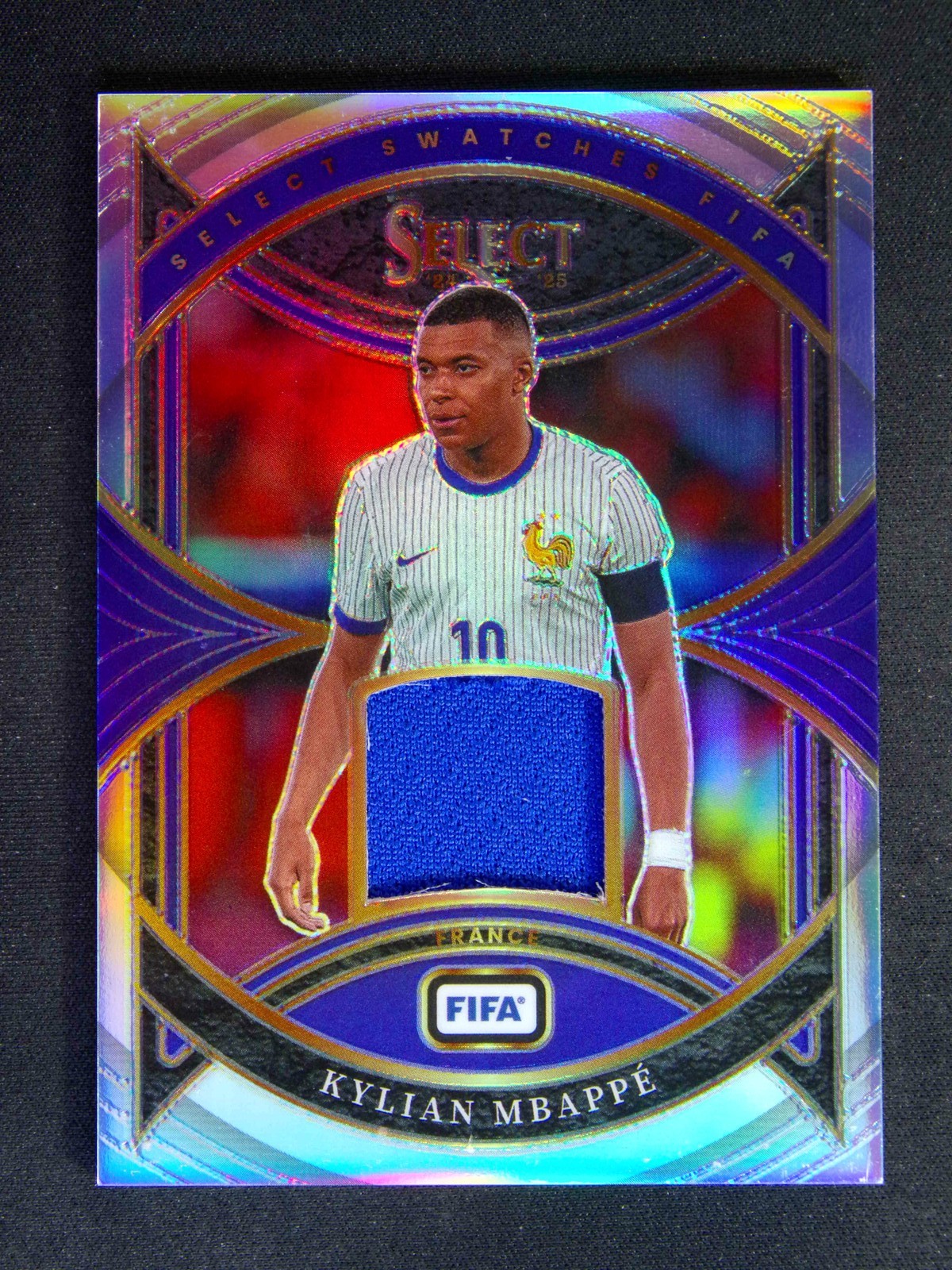 2024-25 Panini Select FIFA Kylian Mbappe #SW-KM Patch Silver