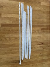 Set Of 4 Chanel Cut Silver Ribbon Gift Wrapping Limited Edition