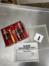 LEE DELUXE CARBIDE 45 ACP DIE SET - NEW PREOWNED --#1