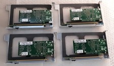 Lot of 4 Intel N2XX-AIPCI01 10GB Dual Port Ethernet Adapter w/ Riser Cage