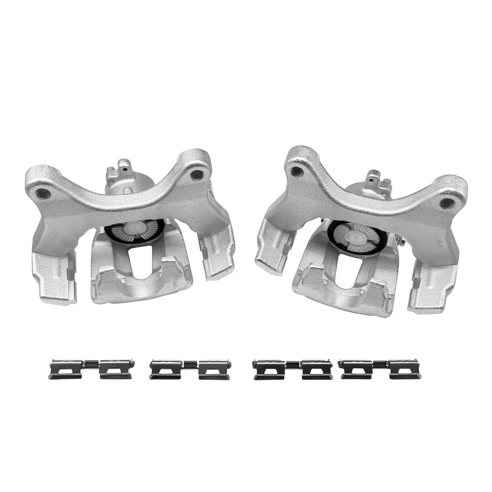 Rear Left Right Brake Calipers w/ Bracket Assembly for 2015 2016 2017 Ford F-150 Foto 3 de 4