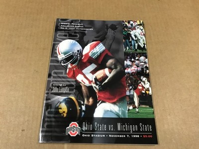 Vintage Ohio State Michigan State Game Program November