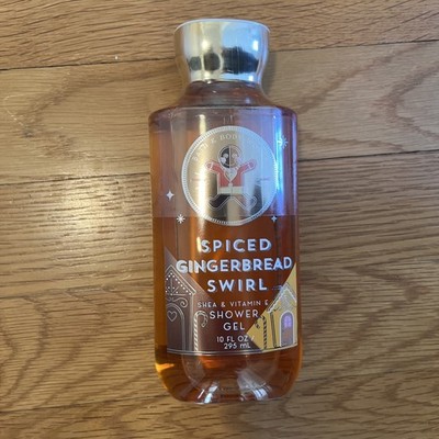 Bath & Body Works Spiced Gingerbread Swirl Shower Gel 2018 Holiday SEALED