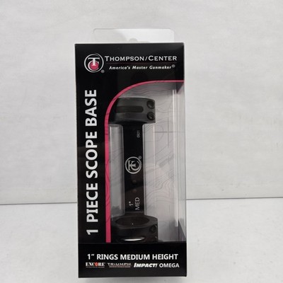 Thompson Center 1 Piece Scope Mount Base Rings 1'' Medium Encore Omega Impact