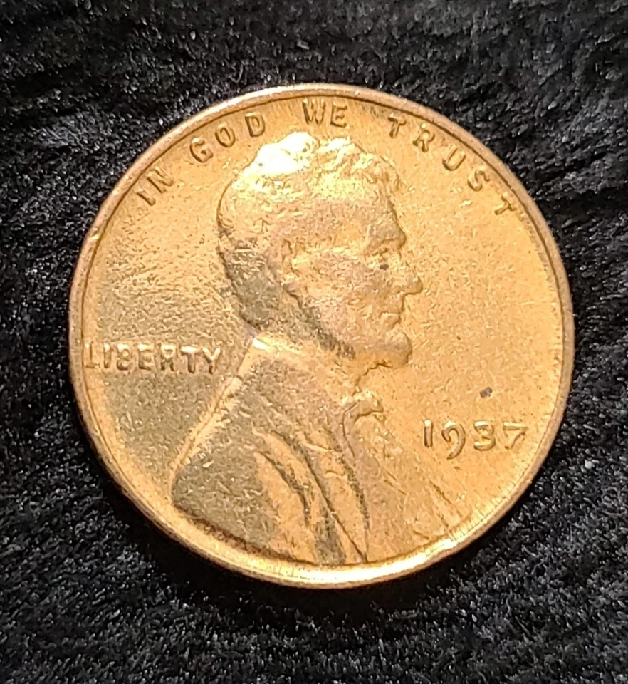 1937 Wheat Proof Penny RD DOO DDR Error Wheat Pennies - Image 2 of 4