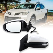 Left Driver Side Mirror Fits 2013-2015 Toyota RAV4 with Power Heated Turn Signal