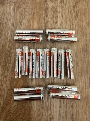 Lot of 16 Williams AV BAT 022-2 AAA Rechargeable NiMH Batteries 1.2V 950mAh OEM