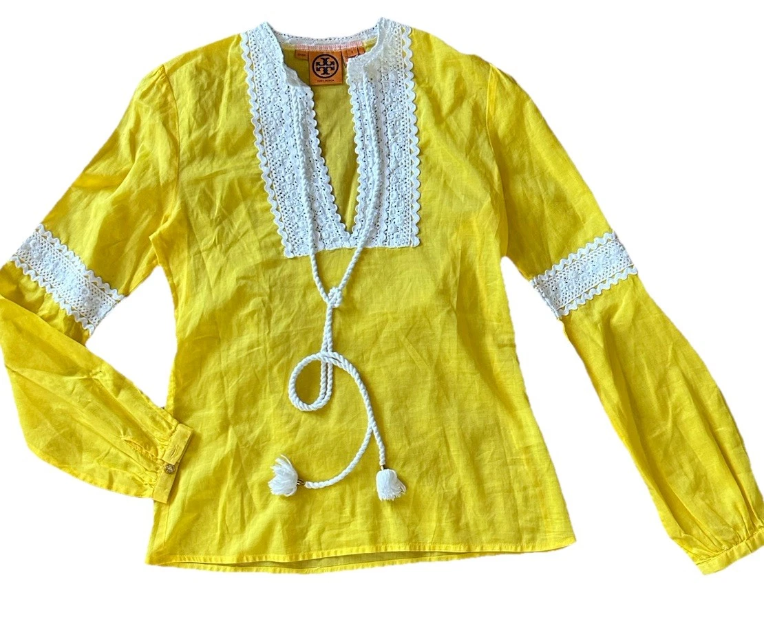 Tory Burch Yellow Tops for Women for sale | eBay
