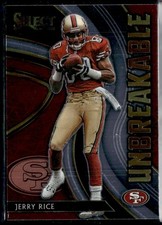 2018 Panini Select Football Jerry Rice Unbreakable Card #U8