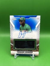 2025 topps Chrome Pro Debut Jumbo RELIC #PDJAR-TJ Termarr Johnson AUTO #'d / 150