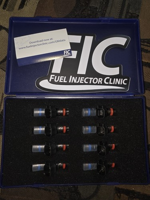 #ad #ad Fuel Injector Clinic 1200cc d LS Injectors 130 lbs hr at OE 58 PSl pressure $650.00