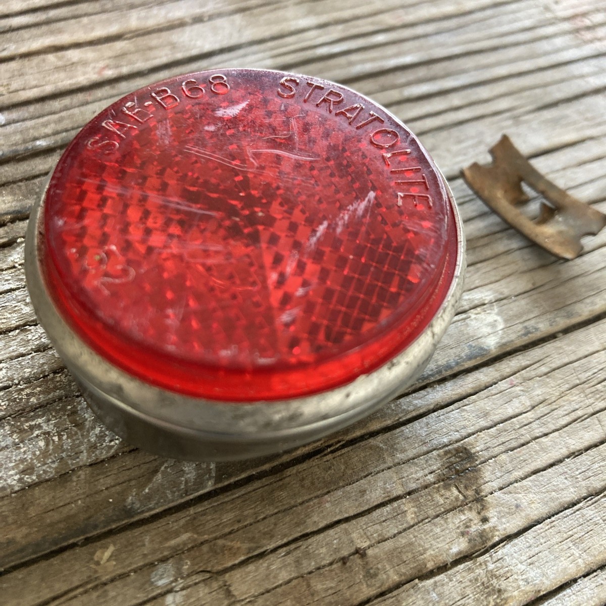 Vintage Schwinn Approved Gulco Reflector / Bezel NO375 52 Bright