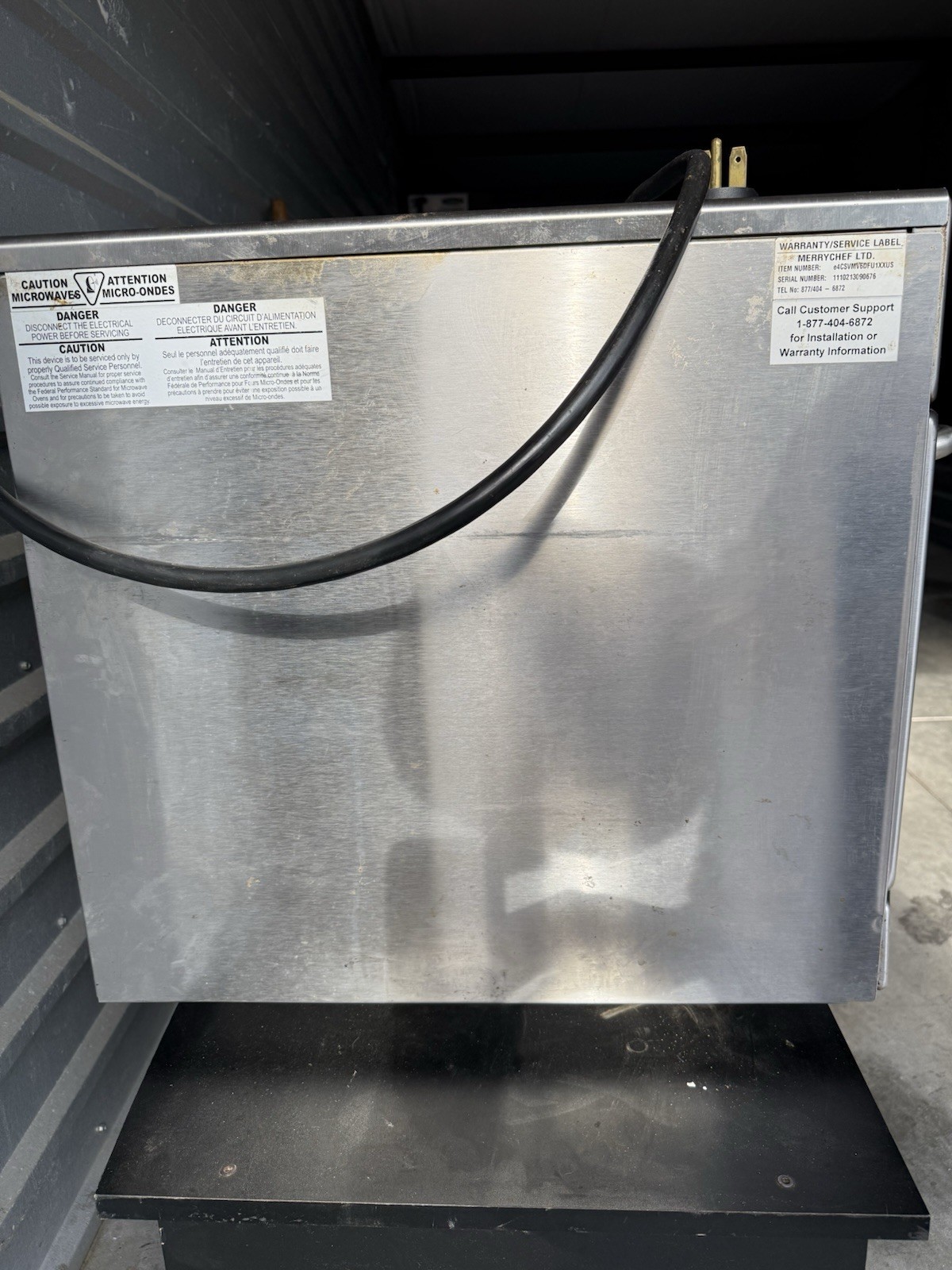 Merrychef Eikon E4 High Speed Countertop Microwave Convection Oven - Tested