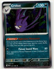 Pokemon Crobat 51/86 Chaos Rising EN Holofoil NM IKEDA Saki