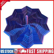 Expanded Sensory Fidget Star Toys 3D Printed, Handle Fractal Hexagon,Anti-Stress