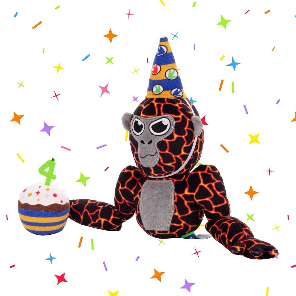 Official Tagged Makeship Gorilla Tag Lava Plush Birthday Monke