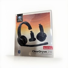 Rand McNally ClearDryve 210 Premium Convertible Noise-Cancelling Black Headset