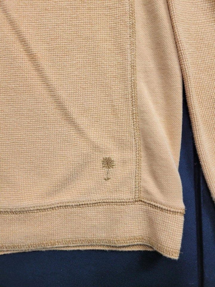 Paradise Collection 1/4 Zip Sweater Men's Size Large Pullover Orange - Image 4 of 4