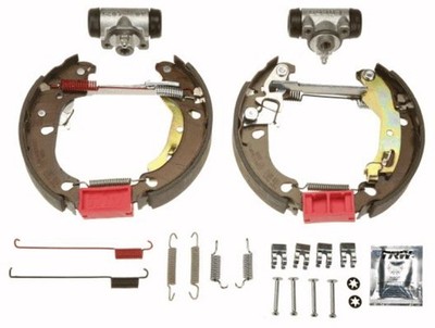 TRW 4x Bremsbacken Bremsbackensatz für Trommelbremse Superkit Hinten GSK1770