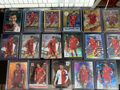 Gold /50 Robert Lewandowski (4) Topps Stadium Club Chrome Beam Team Museum +more