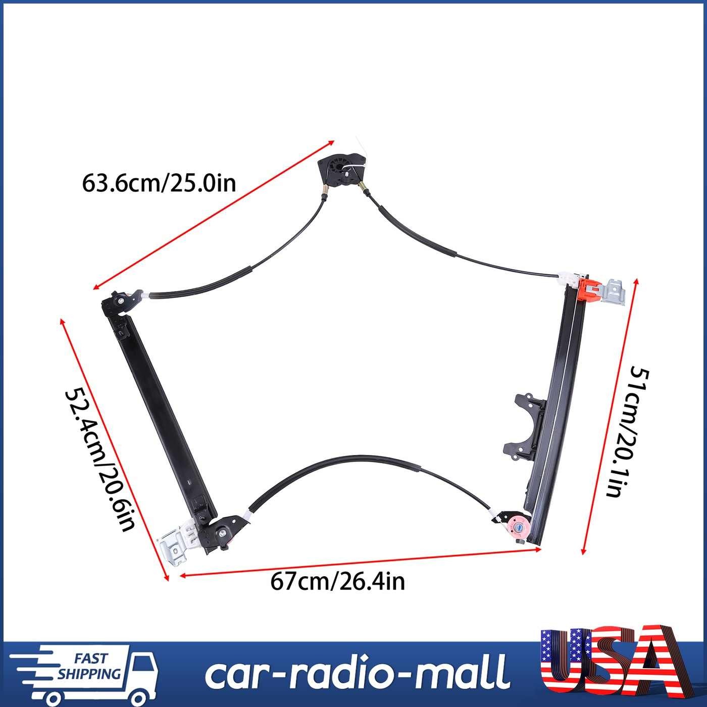 Maserati Quattroporte 2003-2004 FRONT+LEFT Window regulator P/N 66944900