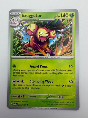 #005/132 Exeggutor Normal Uncommon - Pokémon Mega Evolution English NM