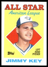 Jimmy Key 1988 Topps Cloth Test Issue #NNO Blue Jays MLB READ FREE SHIPPING