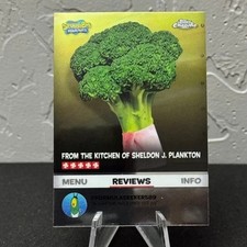 2025 Topps Chrome SpongeBob #BB-2 Live Action Broccoli Kelp Reviews!