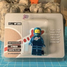 LEGO Custom Minifigur - JB Spielwaren - Blue Shinny Space Explorer - Neuwertig