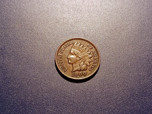 AU 1900 Indian Head Cent