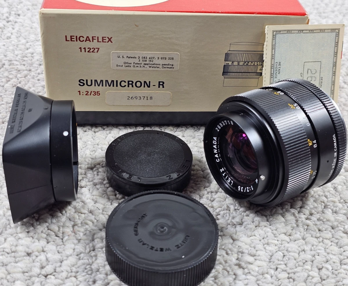 Leica SUMMICRON-R 35mm Focal Camera Lenses for sale | eBay