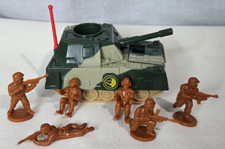 Vintage 1989 Bluebird Zero hour ZA1 Army tank and 6 soldiers Complete