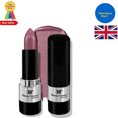 Beauty Forever Metallic Shine Lippenstift - Hydrating Glittery Color, 3g Pink Fever