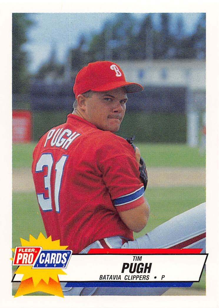 Tim Pugh 1993 Fleer ProCards 3144 Batavia Clippers Baseball Card