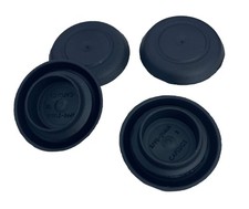 4 Genuine NEW CAPLUGS Brand Flexible 21-22mm Black Plastic Hole Plugs BPF-21MM