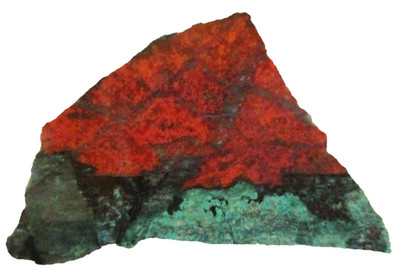 Sonora Sunrise Slab - Cuprite - Chrysocolla - 50 grams - Mexico