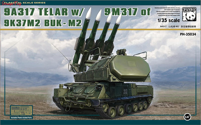 Panda Models 1/35 9A317 TELAR mit 9M317 von 9K37M2 Buk-M2 Modellbausatz