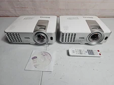 QTY 2 - BenQ MW632ST WXGA Short Throw Projector 3200 Lumens (scratched lens)