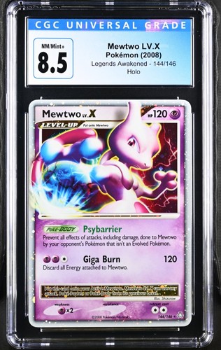 Mewtwo LV.X graded CGC 8.5 for sale on eBay