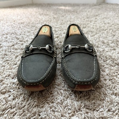 Vintage Gucci Horsebit Loafers Green Leather Made In Brazil Size 40 / USA 7 Vintage Gucci Horsebit Loafers Green Leather Made In Brazil  main image 2