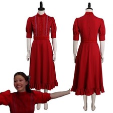 Pearl Red Dress Cosplay Costume Outfits Women's Halloween Carnival Party Suit
