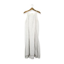 Anthropologie STARKx Womens Dress White Pinstripe Summer Maxi Dress Size S