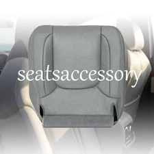 For 2004-05 Dodge Ram Laramie Driver Bottom Replacement Leather Seat Cover Gray