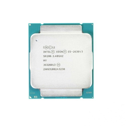 INTEL XEON E5-2630 V3 CPU PROCESSOR 8 CORE 2.40GHZ 20MB L3 CACHE SR206 OFFICIAL - 第 1/1 張圖片
