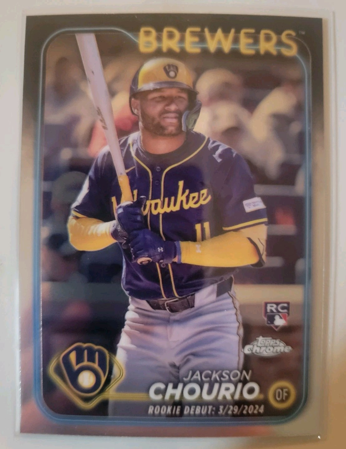 2024 Topps Chrome Update Series - Rookie Debut #USC30 Jackson Chourio (RC)