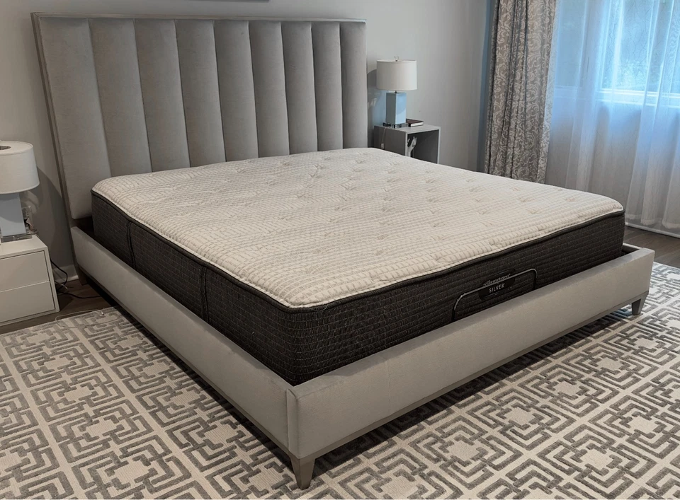 Simmons Beautyrest Silver BRSC-BOLD King 12" Mattress - 700810290-1060 Mfg 2019 - Image 4 of 4