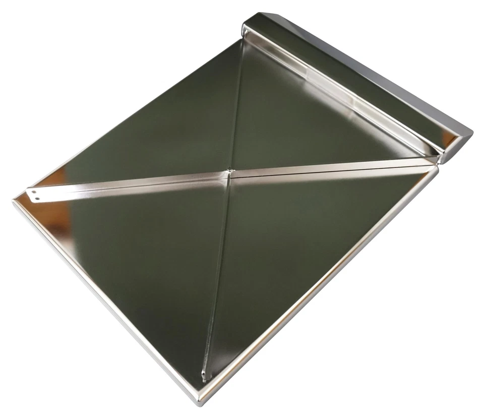 Parrilla de Gas Inserto de Plancha de Acero Inoxidable, 11-15/16” x 16-3/4”, HECHO EN EE. UU., GGGRIDL Foto 4 de 4