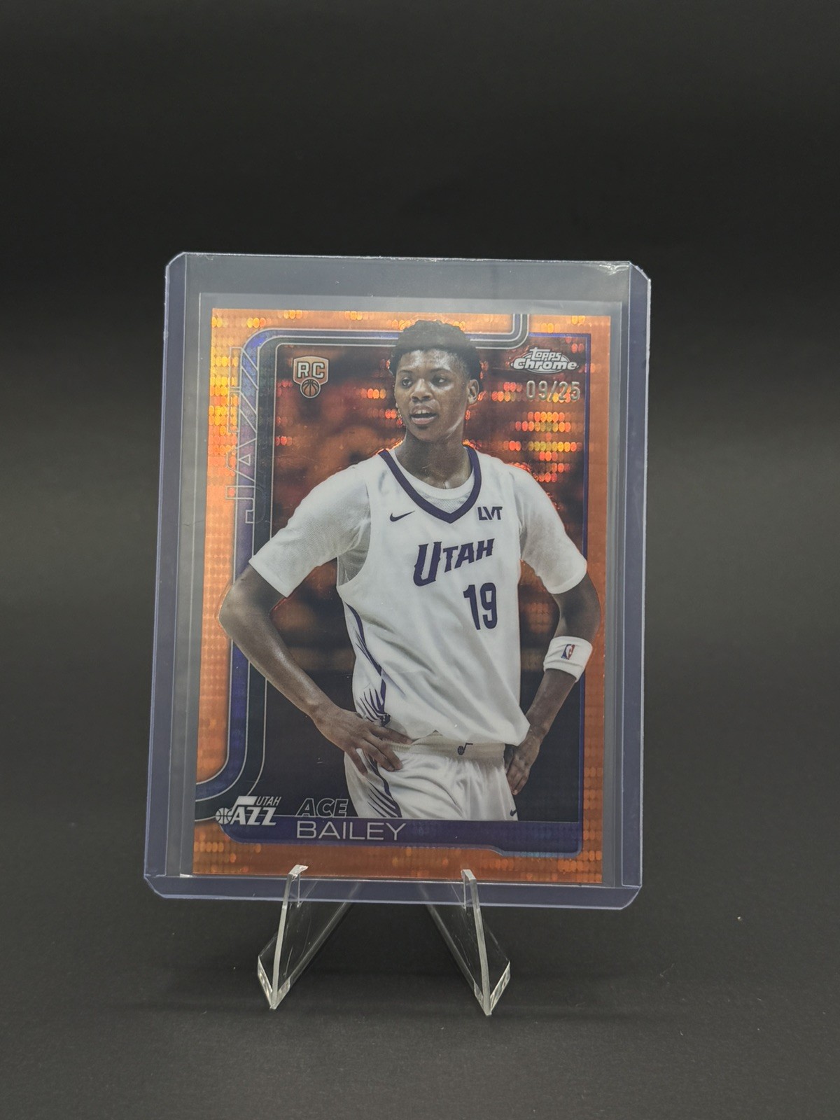 2025-26 Topps - Ace Bailey #205 Orange Rainbow /25 (RC)